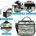 thumbnail image 3 of Herdesigns Aircraft Backpack with Lunch Box Airplane Lightweight Large Travel Work Laptop Backpacks Set Casual Daypacks, 3 of 8