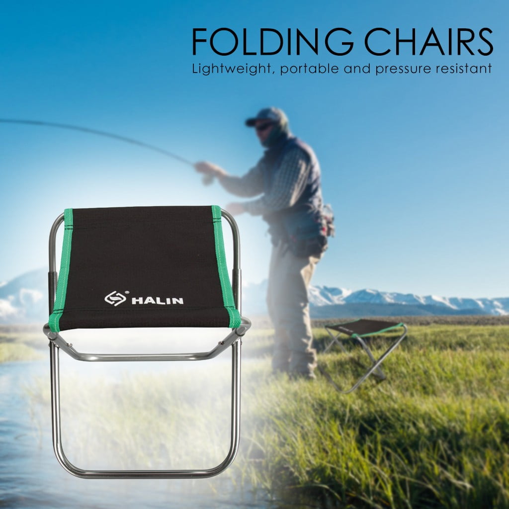 Portable Folding Chair Outdoor Camping Fishing Picnic Beach BBQ Stools MinYRF0 