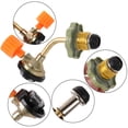 thumbnail image 2 of Outdoor Camping Butane Gas Refillable Adapter Cylinder Tank Portable Coupler Valve, 2 of 6
