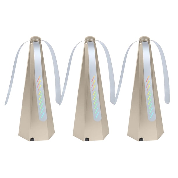 Fiudx Ventilador Automático Atrapamoscas, Diseño Súper Silencioso y Ligero, Repelente de Insectos Eficaz, Esencial para Mesas de Picnic Al Aire Libre, Fácil de Usar, 3 Aspas, 25 X 9 X 9 Cm, Funciona