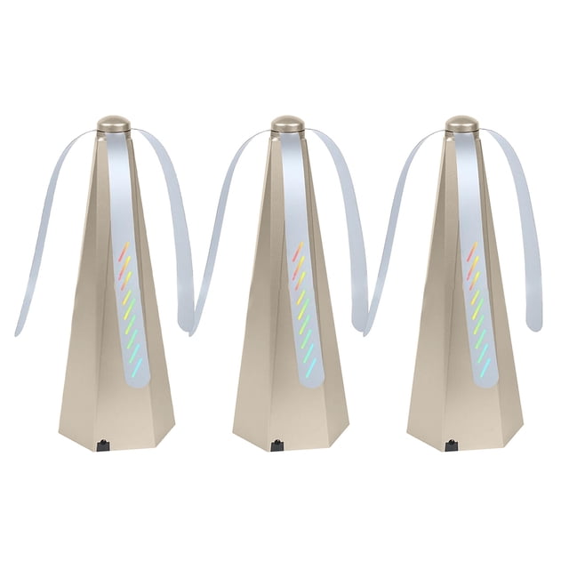 Fiudx Ventilador Automático Atrapamoscas, Diseño Súper Silencioso y Ligero, Repelente de Insectos Eficaz, Esencial para Mesas de Picnic Al Aire Libre, Fácil de Usar, 3 Aspas, 25 X 9 X 9 Cm, Funciona