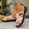 thumbnail image 3 of Dakaela Summer Sandals for Women 2026 with Arch Support Orthopedic Slip on Slides Ladies Comfortable Summer Beach Casual Slippers Light Pink Size 9, 3 of 8