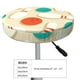 thumbnail image 4 of Balery Vintage Bowling Fundas de asiento para taburete de bar redondo de tela de terciopelo ajustables que protegen de arañazos y manchas para sillas de 14 a 17 pulgadas.-13 inch, 4 of 7