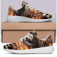 thumbnail image 3 of God Bless America Eagle Dreamcatcher Print Sneakers Lightweight Comfortable Running Shoes for Men Women White Size 9, 3 of 7
