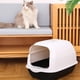 thumbnail image 5 of Pet Litter Box Fully Enclosed Spillproof Deodorant Cat Toilet Two-Way Shovel Large Capacity Cat Toilet Litter Box Closed Sandbox ShopWise Round, 5 of 17