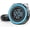 Blue, variant on Loud Dual Alarm Clock with Bed Shaker - 0-100% Dimmer, Vibrating Alarm Clock for Heavy Sleepers or Hearing Impaired, Easy to Set, USB Charging Port, Snooze, Battery Backup (Blue)