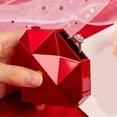 thumbnail image 4 of RyanK Valentine'S Day Gifts Valentine Day Gift Heart Shaped Diamond Jewelry Box Automatic Open Proposal Surprise Ring Box Jewelry Packaging Storage Box Without Jewelry, 4 of 7