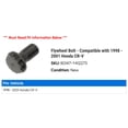 thumbnail image 2 of Flywheel Bolt - Compatible with 1998 - 2001 Honda CR-V 1999 2000, 2 of 2