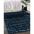 thumbnail image 3 of Ahgly Company Machine Washable Indoor Rectangle Abstract Night Black Area Rugs, 6' x 9', 3 of 7