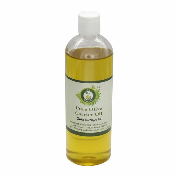 Olive Oil Olea Europaea Pure Olive Oil For Hair Unrefined Pure Natural Cold Pressed 100ml 3.38oz By R V Essential