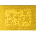 thumbnail image 1 of Ahgly Company Indoor Rectangle Persian Yellow Traditional Area Rugs, 2' x 3', 1 of 4
