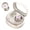Off-White, variant on Sleep Earbuds, Bluetooth 5.4 Headphones, Ultra-Mini Wireless Earbuds for Side Sleepers, Hi-Fi Stereo 3D Bass Noise Cancelling Wireless Headphones, 53H Playtime with IP7 Waterproof LED Ear Buds, USB C