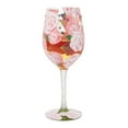 thumbnail image 2 of Lolita Pretty as a Peony Hand Painted Wine Glass 15oz 9in H, 2 of 5