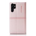 thumbnail image 2 of ELEHOLD for Samsung Galaxy S23 Ultra Case Wallet Case, Luxury Retro PU Leather TPU Inner Magnetic Card Slots Cash Pokcet Kickstand Wear-Resisitant Shockproof Flip Business Case, Rosegold, 2 of 8