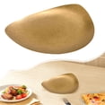 thumbnail image 1 of Yuehao Irregularly Shaped Shallow Stainless Steel Plate, Irregular Triangular Plate (Vintage Gold),Stylish Irregular Shape Plates Made From 304 Stainless with Suitable for Serving Desserts, 1 of 8