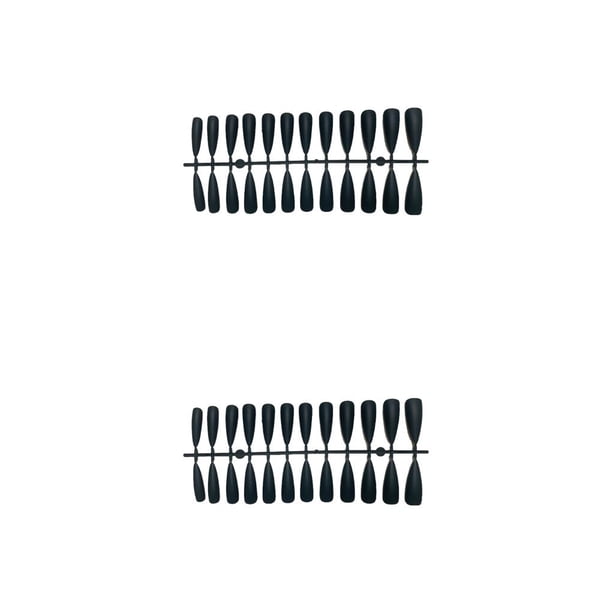 Seitruly Tabletas para mejorar las uñas Diseño de puntos elegantes Durabilidad Uña falsa Aspecto resistente a los arañazos Puntas de manicura JM-09Ink JM-09Azul Tinta 2piezas Seitruly CBP456168