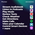 thumbnail image 5 of Pioneer DMH-2000NEX Receptor multimedia digital doble DIN de 6,8 pulgadas, Apple CarPlay con cable y Android Auto, Bluetooth, compatible con cámara de respaldo, pantalla táctil, navegación con un solo, 5 of 5