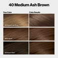 thumbnail image 4 of Revlon ColorSilk Permanent Hair Color, Bond Repair Complex, 40 Medium Ash Brown, 1 pack, 4 of 14