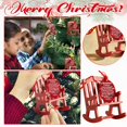 thumbnail image 2 of NSESSHome Christmas in Heaven Memorial Ornament Mini Wooden Rocking Chair with Meaningful Tag Sign Christmas Card, Xmas Tree Hanging Gift for Loss Loved One Remembrance and Sympathy, 2 of 9