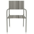 thumbnail image 2 of vidaXL 3 Piece Garden Dining Set Poly Rattan Grey, 2 of 4