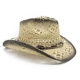 thumbnail image 6 of Womens Hats , Sunhats for Women Uv Protection , Sun Protection Hats for Women Classic Western Straw Cowboy Hat for Women and Men with Shapeable Wide Brim for Sun, 6 of 7