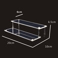 thumbnail image 2 of Tiered Clear Acrylic Display Riser Shelf Holder Rack for Toys Figures 2 Ladder, 2 of 8