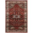 thumbnail image 1 of Linon Serape Goravan Power Loomed Polyester 5'x7'6" Rug in Red, 1 of 4