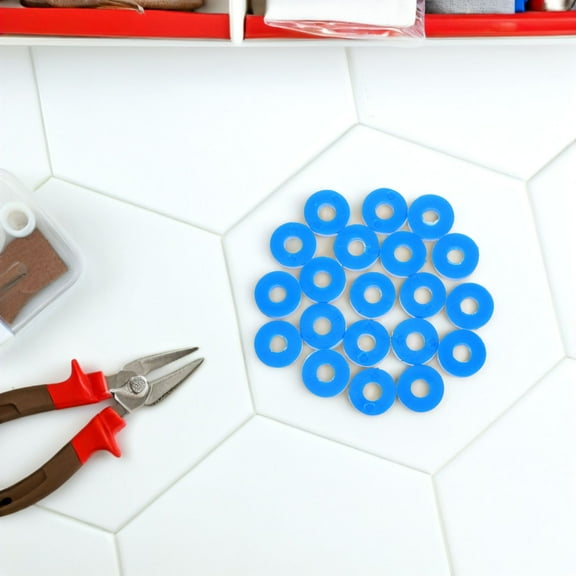 Hemobllo 20Pcs Rubber Vibration Damping Isolator Pads for Air Conditioner Sky Reducing