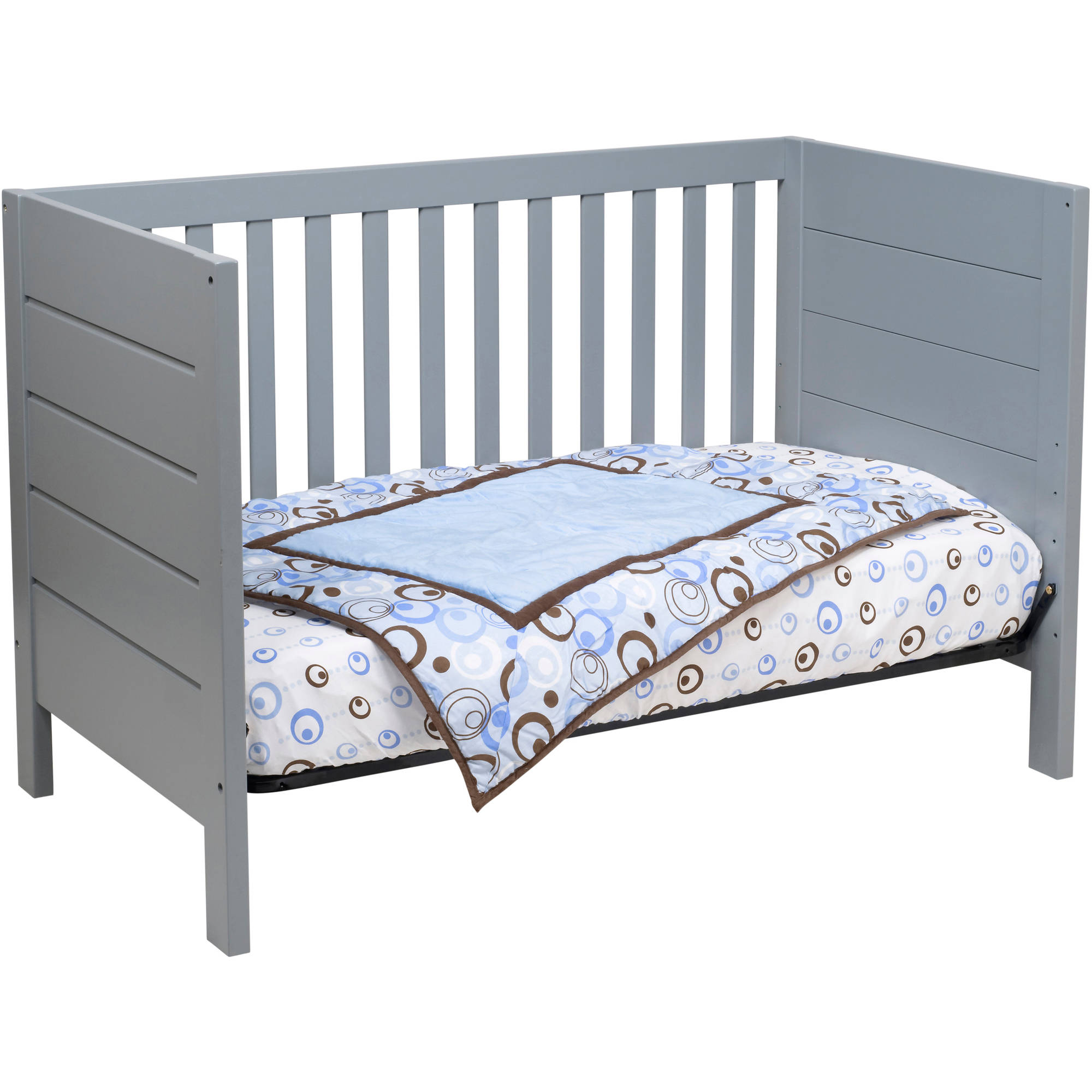 Baby Mod Modena 3-in-1 Convertible Crib Gray - image 3 of 9