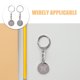 thumbnail image 3 of unbranded 6Ud Llavero Para Token Carrito Inoxidable Para Hogar Oficina Y Supermercado, 3 of 8