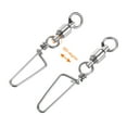 thumbnail image 4 of Unique Bargains 92LBS Roulements à Billes en Acier Inoxydable Pêche Snap Pivotants, 20 Pack, 4 of 5