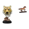 thumbnail image 1 of Escultura De Animal Moderna, Figura Artística Para Sala De Estar, Entrada, Escritorio, Decoración, Estantería, Mesa, Pasillo, Estatua Coleccionable De Caballo Y Tigre., 1 of 8