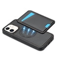 thumbnail image 4 of Compatible With iPhone 11 Wallet Case,PU Leather,Back Flip Kickstand,Detachable Magnetic Wallet,With Card Slots,Shockproof Rugged Ultra Slim Anti-fall Phone Case Cover,Black, 4 of 10