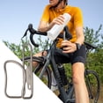 thumbnail image 1 of Kitchenware Clearance Sale, Pure Titanium Alloy Bottle Cage Titanium Color 001 Water Bottle Cage Drink Rack Titanium Alloy Water, 1 Cup Holder, By Relocy, 1 of 6