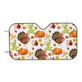 thumbnail image 7 of Balery Thanksgiving Turkey Print Car Windshield Sun Shade,Windshield Sunshade for Car Pickup Truck SUV Accessories-Medium, 7 of 7