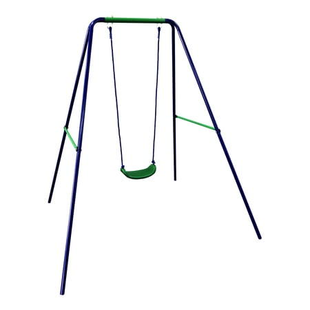 Aleko Bsw01 Outdoor Sturdy Child Swing Seat Blue Green