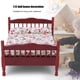 thumbnail image 4 of M Buder Cama De Dormitorio En Miniatura Para Casa De Muñecas 1:12 Muebles De Juguete Marrón 16.5 cm, 4 of 9