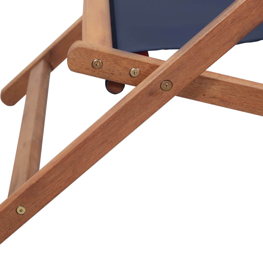 Folding Beach Chair with Pillow, Outdoor Wood Frame Seat Lounge, Patio Portable Lounge Chair-Blue Folding Beach Chair with Pillow, Outdoor Wood Frame Seat Lounge, Patio Portable Lounge Chair-Blue