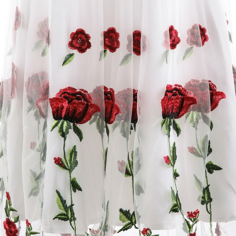 embroidered kimono dress Dominique Kimono Dress – ZAIMARA main image 1