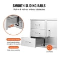 thumbnail image 3 of Outdoor Kitchen Drawers BBQ Access Door Combo 38.3''W, Stainless Steel Patio Grill Station Storage, Triple Drawer System for Island, 3 of 7