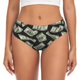 thumbnail image 1 of Fotbe Dollar Calzones Estampados para Mujer – Ropa Interior de Algodón, Cómoda, Suave y Elástica-XX-Large, 1 of 6