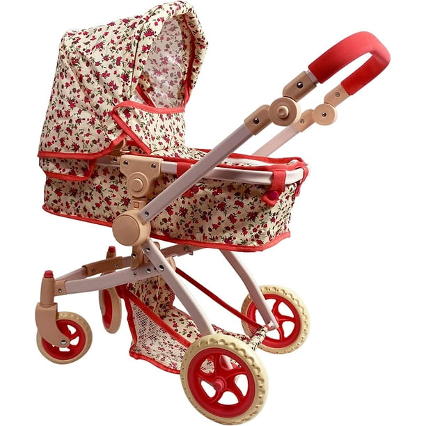 The New York Doll Collection Convertible Combo Baby Doll Stroller for