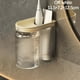 thumbnail image 1 of Vaso para Cepillos de Dientes, Soporte para Cepillos de Dientes de Baño, Estante para Guardar Cepillos de Dientes, Soporte para Cepillos de Dientes de Pared, Estante para Vasos de Cepillos de Dientes, 1 of 4