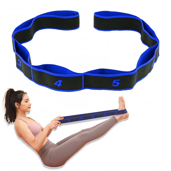 BESTSKY Yoga Strap,Numbered Guidance Stretch Strap,Yoga Straps for Stretching Home Gym Physical Therapy,Style3, for yoga, pilates, rehab, fitness, travel