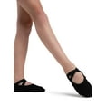 thumbnail image 2 of Capezio Hanami® Canvas Ballet Shoe - Child | Black - Girls, 2 of 5