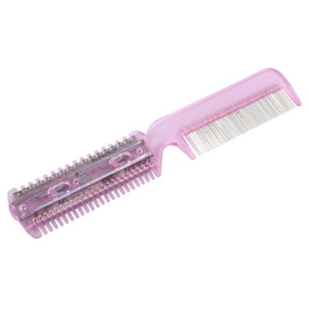 Pink Home Plastic Hair Cutting Trimmer Razor with Comb 