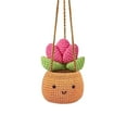 thumbnail image 1 of BKER Handmade Potted Crochet Pendants Rearview Interior Design Pendant, 1 of 5