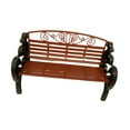thumbnail image 4 of 1: 6 Backrest de casa de muñecas en miniatura reclinable en miniatura para figuras Diy Accs Banco de parques de juguetes Decoración de diseño de, 4 of 8