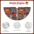 thumbnail image 3 of Rateoe BBQ Icons Pattern Christmas Tree Skirt with Ties , Christmas Tree Decorations, Farmhouse Christmas Decor Xmas Holiday Decorations-36", 3 of 6