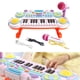 thumbnail image 3 of Juguete de teclado de piano con micrófono, instrumento musical, juguetes educativos tempranos para blanco, 3 of 9